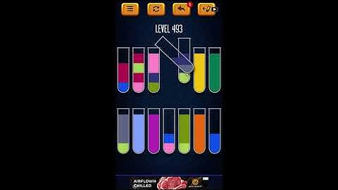 Water Sort Puzzle - Color Liquid Sorting Game Level 493 Solution