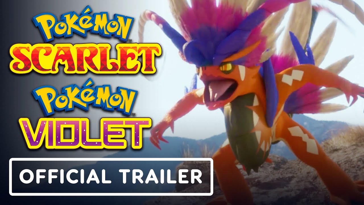 Pokemon Scarlet & Pokemon Violet - Official Trailer - YouTube