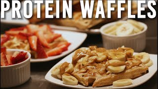 Healthy Protein Waffles - High Calorie and Lower Calorie Options