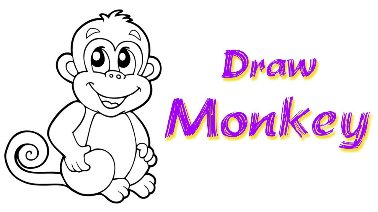 Cách vẽ Con Khỉ - Dạy Vẽ em 2023  Desenho de macaco, Tutoriais de desenho,  Desenho sapo