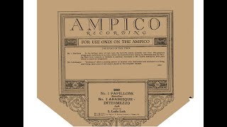 Leslie Loth plays Papillons, Arabesque-Intermezzo, Ampico recording (1928) screenshot 3