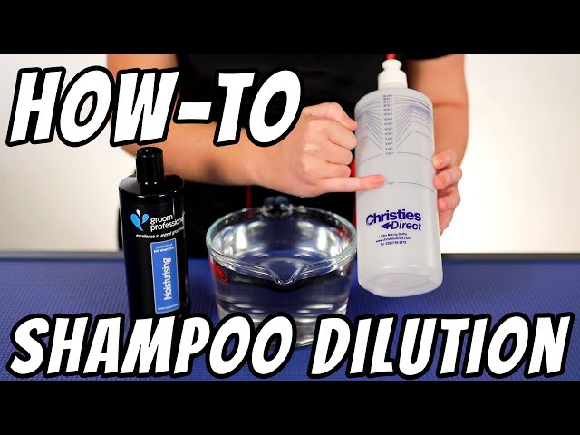 HOW-TO: Shampoo Dilution with Mixing Bottle