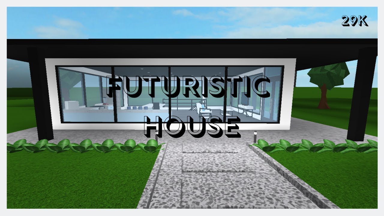 Futuristic Modern Mansion Bloxburg