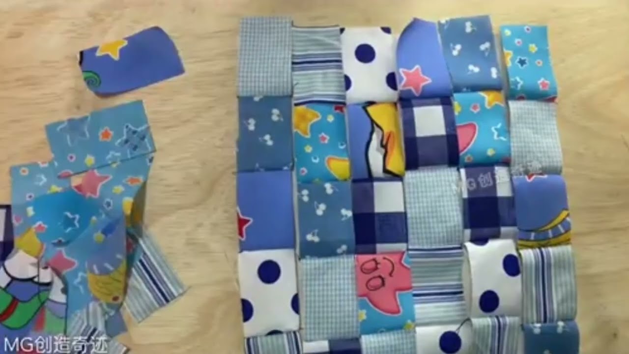 made the Scrap fabric idea, simple sewing project ，kitchen warming gift idea tutorial  recycle