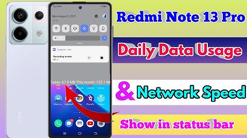 redmi note 13 pro network speed setting | redmi note 13 pro internet speed meter