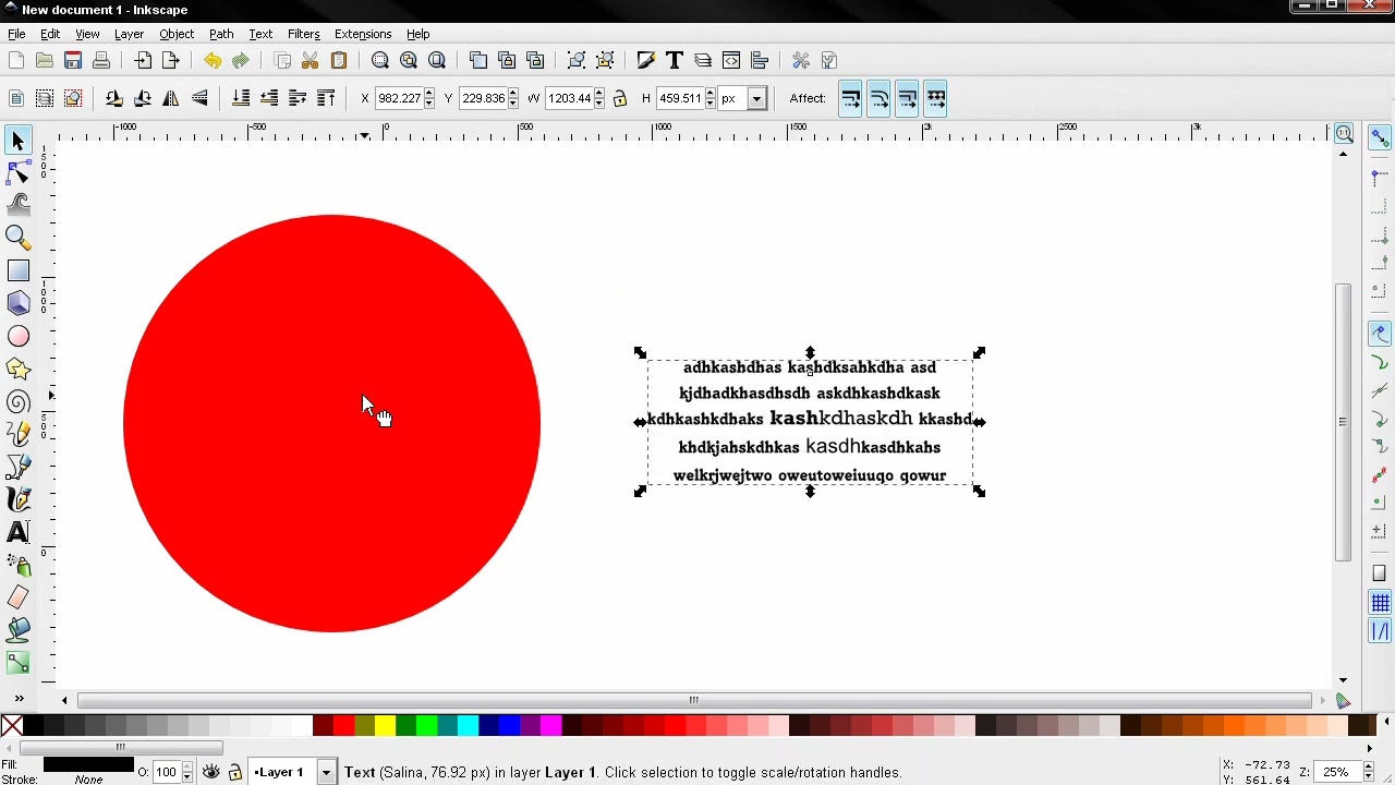 To Create Text Portrait Effect Using Inkscape Inkscape Text Tutorials For Beginners
