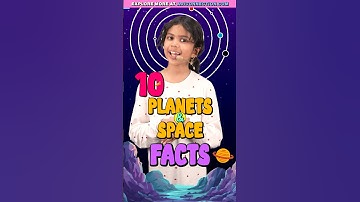 10 Cool Facts About Space & Planets 🚀 | General Knowledge for Kids | Adi Connection #shorts