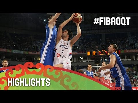 Serbia v Czech Republic - Highlights - 2016 FIBA Olympic Qualifying Tournament - Serbia