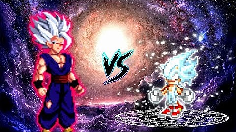 Gohan Beast V2 OP VS Hyper Sonic H 11P OP in Jump Force Mugen