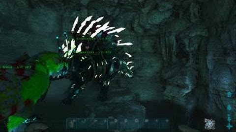 ARK: Survival Evolved- Cave Raid - glitched tek turret