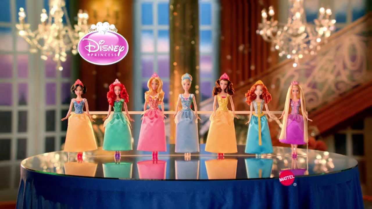 sparkle disney princess dolls