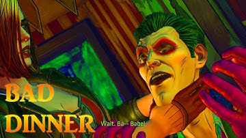 Telltale Batman Episode 5 Same Stitch - Bad Dinner Guests - Duos Joker & Harley vs Bruce & Selina