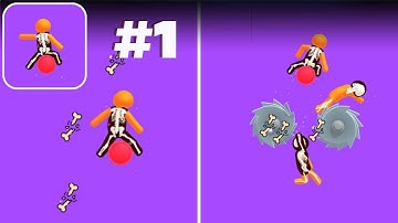 Crusted Bones - New Release - Hyper Hybrid Casual - Gameplay Walkthrough (iOS & Android)