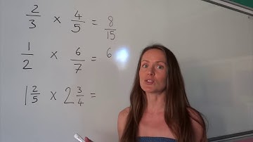 The Maths Prof: Multiplying Fractions