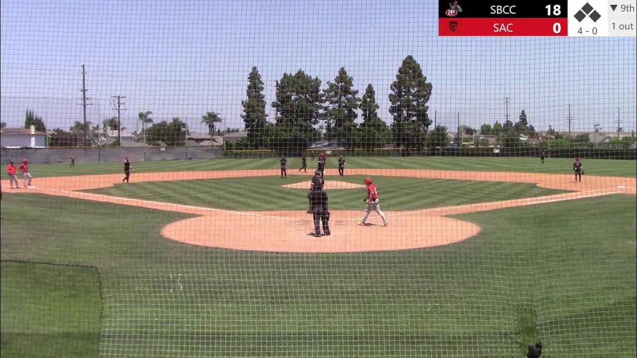 SAC Baseball vs Santa Barbara City 3C2A Super Regionals (Game 1