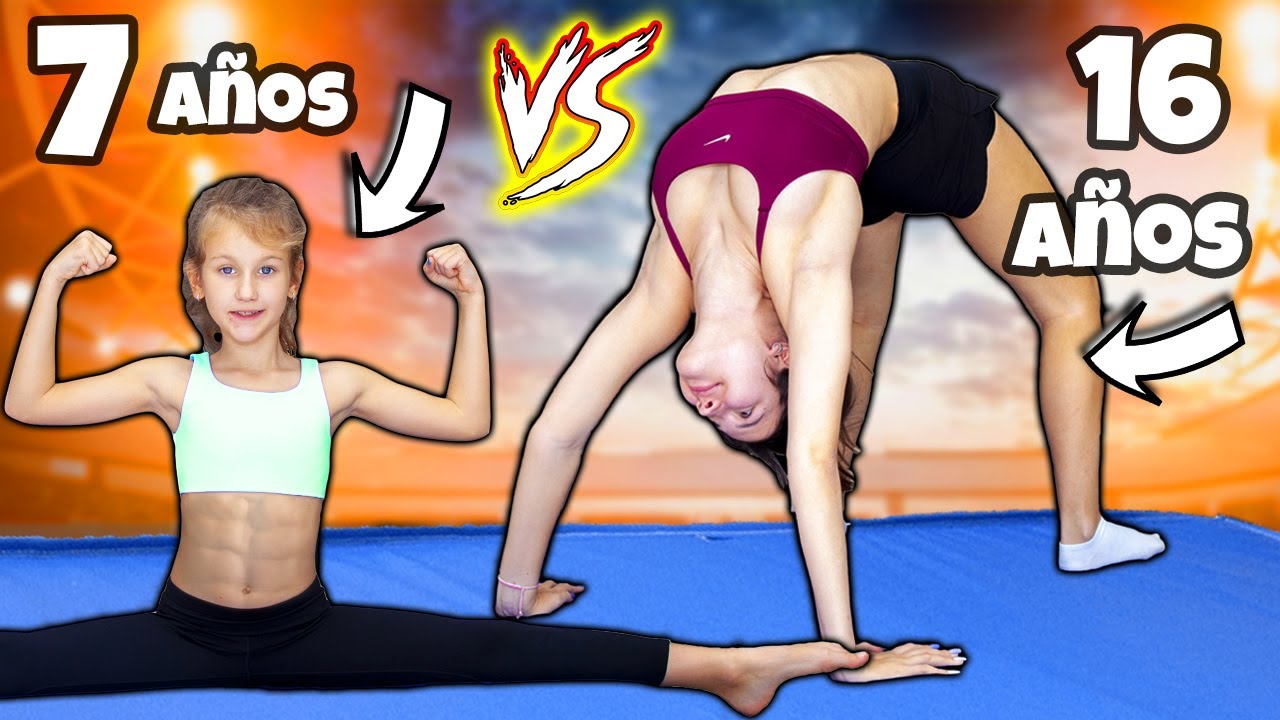NIÑA vs ADOLESCENTE - Mega Reto de Gimnasia 2 (Nuestras Hijas Se Retan) | Yippee Family
