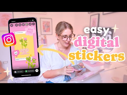 THIS is How I Make Digital Stickers for Instagram Stories