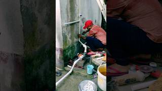 Bathroom Pipe Line Fitting Working Short Video..