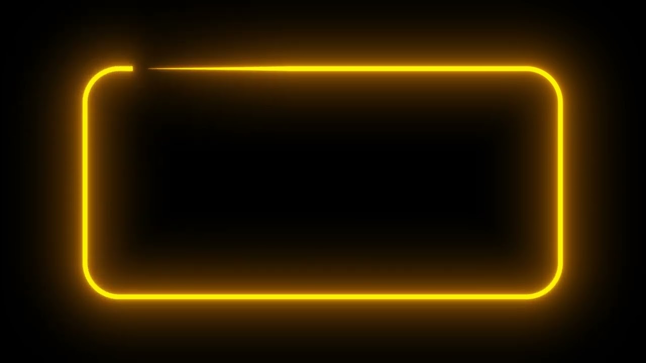 Neon Glow Frame Background #neonglow #effects #editing