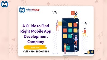 A Guide  to Find Right Mobile App Development Company l App Development Company l #Meentosys