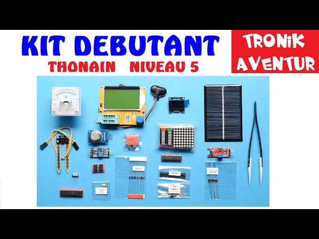 TRONIK AVENTUR 300 - KIT DEBUTANT niveau 5 - ELECTRONIQUE 