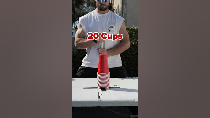 Can I Cut Through 100 Cups in One Slice? 🔪