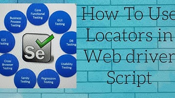 Selenium With C# : How to use Locators in the Webdriver Script