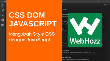 Belajar JavaScript : Mengubah style CSS