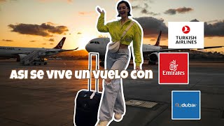 Así es volar en AEROLÍNEAS INTERNACIONALES | Emirates | Turkish Airlines | FlyDubai