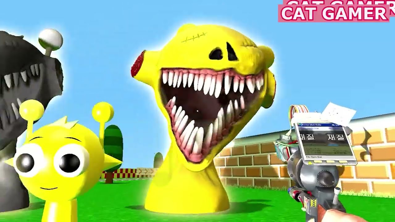 I LOVE SPRUNKI (Normal VS Horror) CATGAMER COLLECTION 1HOUR compilation 21❤️🎶🎹