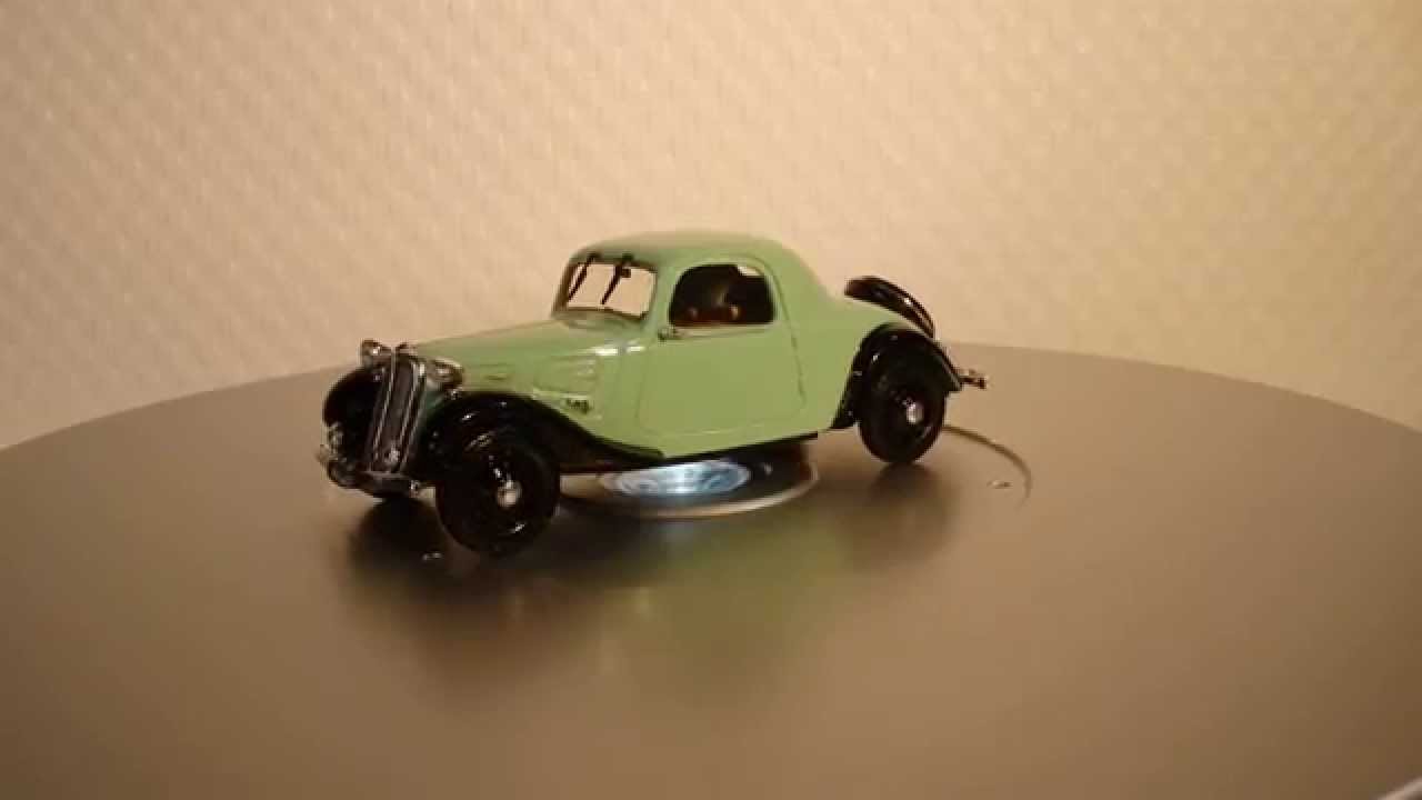 Norev Ligne Noire 1/43 – Citroën Traction 22cv Faux Cabriolet 1934 Bleue