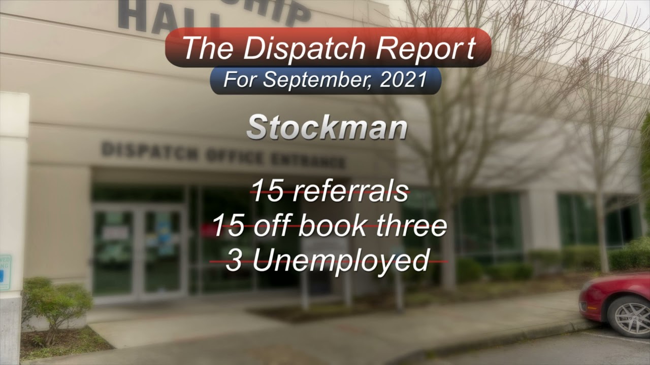 IBEW Local 46 Dispatch Report For September 2021 YouTube