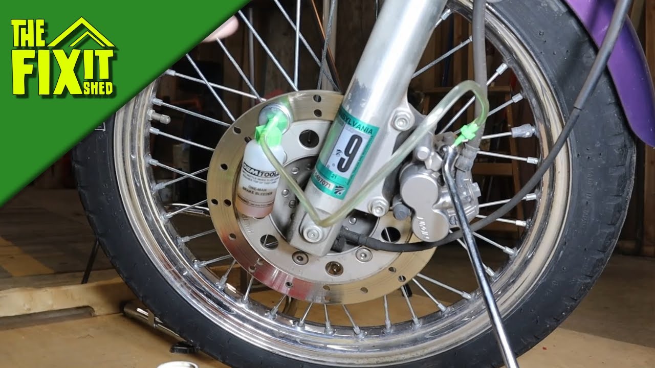 Flushing the Brakes and Some Other Small Tasks on the 2004 Honda Rebel