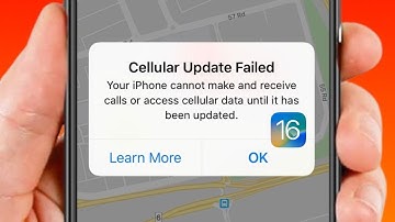 Cellular Update Failed Your iPhone Cannot Make and Receive Calls | Cellular Update Failed iOS 16