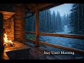 Stay Until Morning – Cozy Rainy Cabin Fireplace & River Ambience (8 Hours)