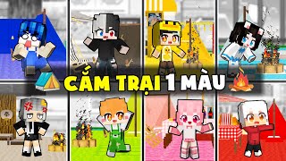 Mr Vịt Thử Thách Xây Nhà MỘT MÀU Cùng Hero Team trong Minecraft