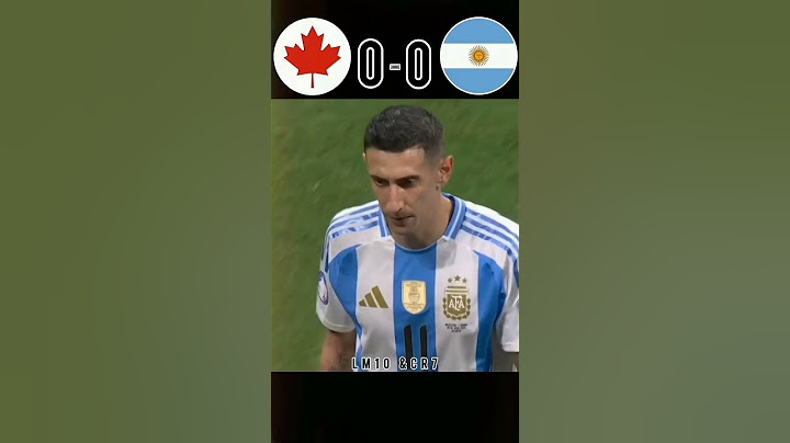 Argentina vs Canada #2-0 #copa America semifinal match