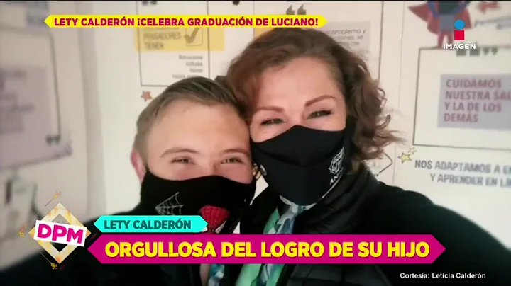 Lety Caldern llora de emocin por la graduacin de s...