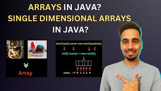 Arrays in Java | Single dimensional array in Java | Array data type | Hindi