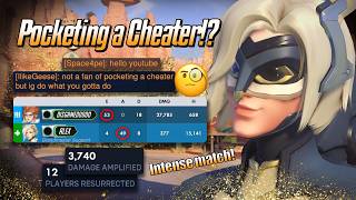 Pocketing a Cheater! 🧐 - Mercy Gameplay & Commentary - Overwatch 2 (Season 1)