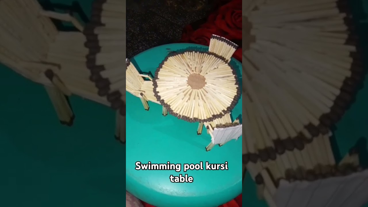 beautiful kursi table machis ki tili se bani Hui chair table Mach #@@#@#🥰🥰🥰🥰🥰🥰
