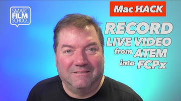 Record ATEM Live video to FCPx