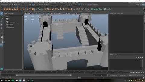 Modeling a Simple Castle 01 - Real Time
