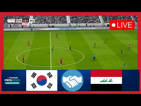 🔴살다 : 한국 vs 이라크 | 국제 친선 축구 경기 2024 | 대한민국 라이브 매치 | Watch Along Pes 21 Gameplay
