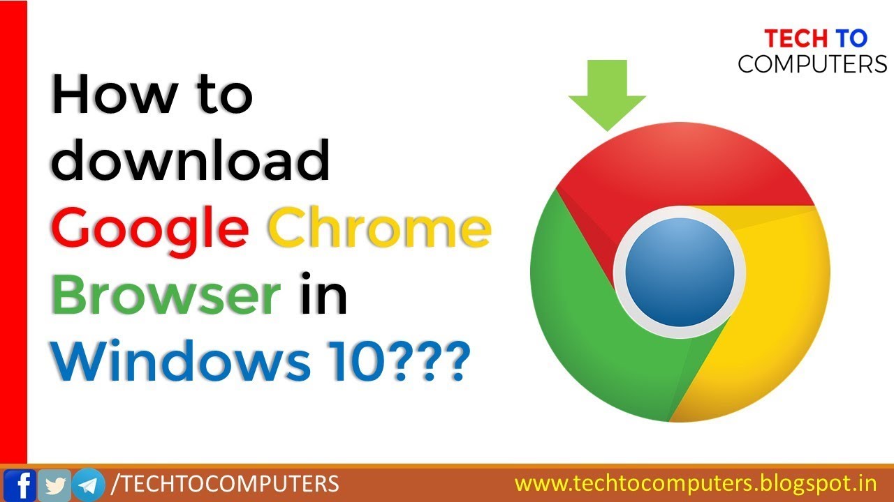 how to download google chrome on windows 10