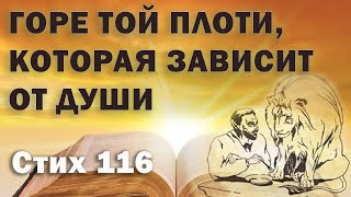 Исследование Евангелия от Фомы.  Стих  116.  Горе той плоти, которая зависит от души