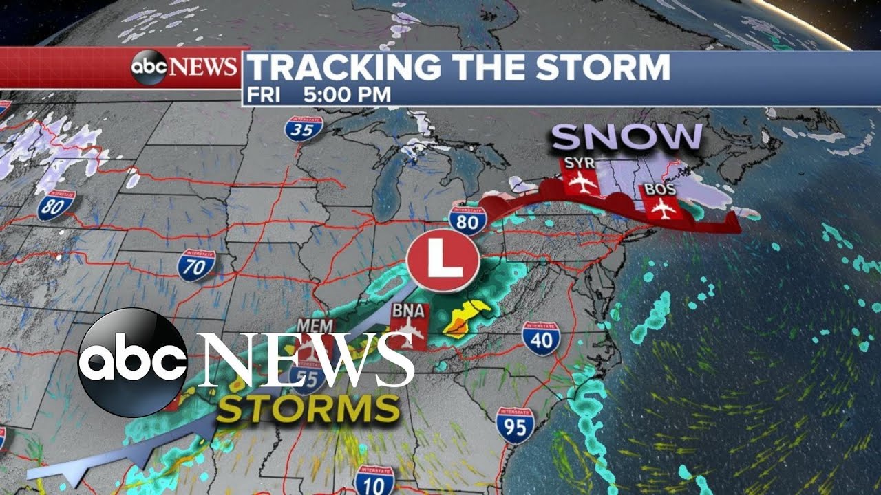 Major winter storm on the move this holiday season - YouTube