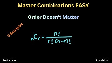 Combinations Explained -STEP-BY-STEP GUID | Formula, Examples - Pre-Calculus, Probability