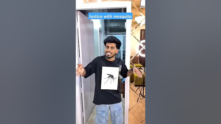Justice with mosquito |#shorts