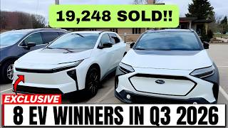 The 8 EV Winners of Q3 2026 - Real Sales Numbers!